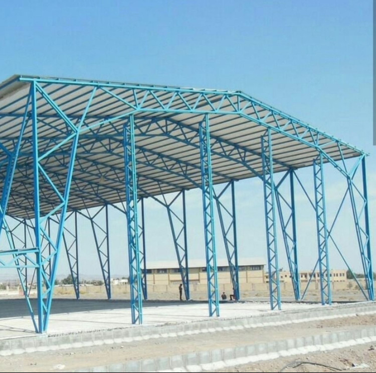 نصب و اجرای سقف شیروانی سقف سوله خرپا